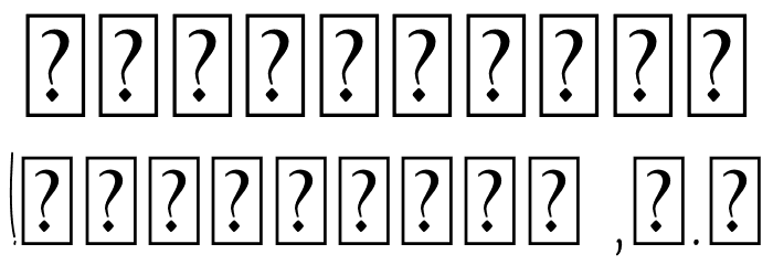 Blista Rade Demo Font OTHER CHARS