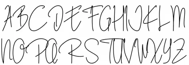 Blista Rade Demo Schriftart Groß
