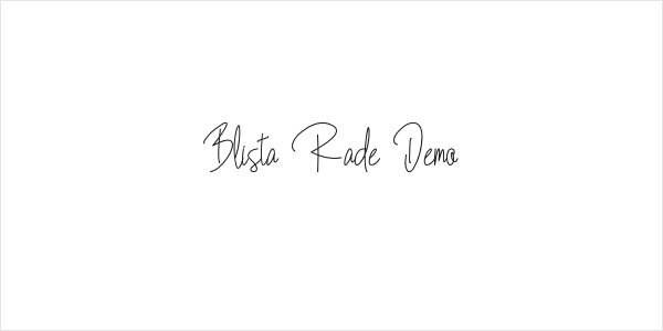 Blista Rade Demo Logo