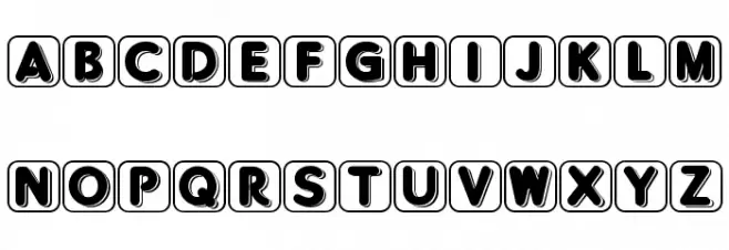 BlisteredFramed Font OTHER CHARS