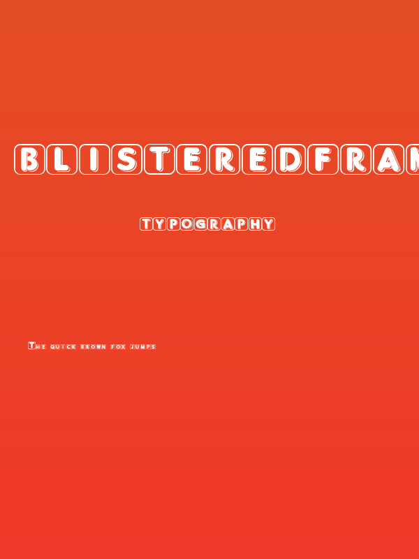 BlisteredFramed Poster