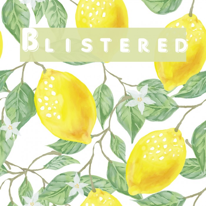 Blistered Font examples