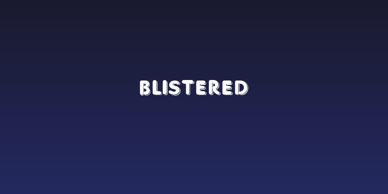Blistered Social Header