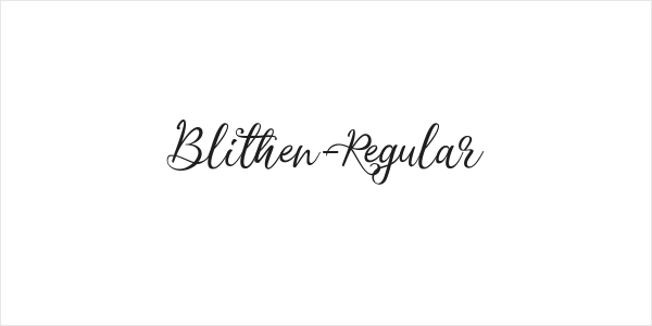 Blithen-Regular Logo