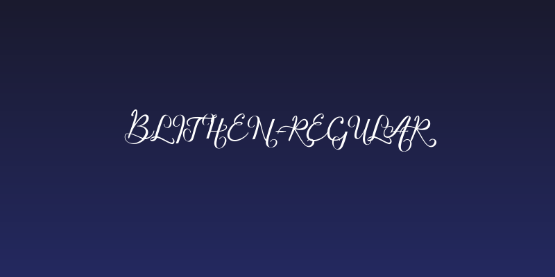 Blithen-Regular Social Header