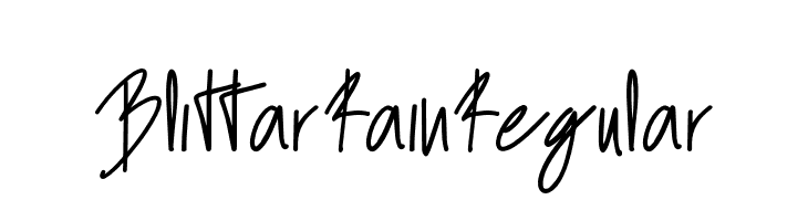BlittarRainRegular  Free Fonts Download
