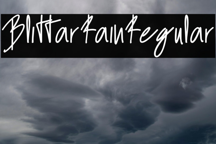 BlittarRainRegular Example 3