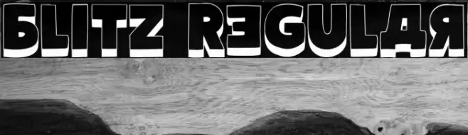 Blitz Regular Font examples