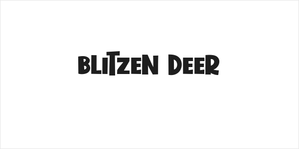 Blitzen Deer Logo