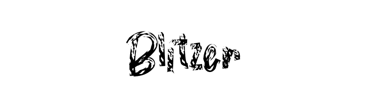 Blitzer  フリーフォントのダウンロード
