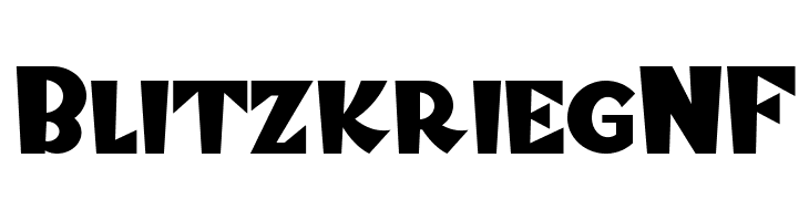 BlitzkriegNF  フリーフォントのダウンロード