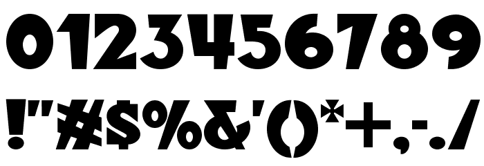 BlitzkriegNF Font OTHER CHARS