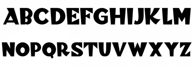 BlitzkriegNF Schriftart Groß