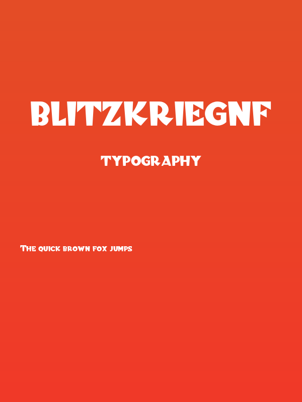 BlitzkriegNF Poster