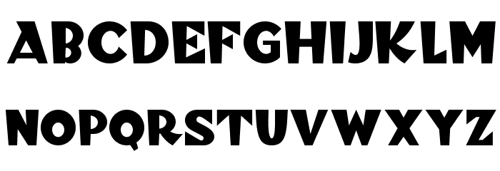 BlitzkriegNF Font LOWERCASE