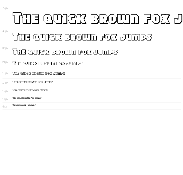 Blitzstrike 3D Regular Waterfall