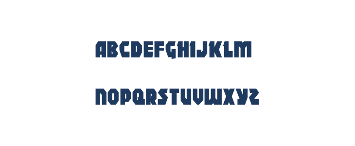 Blitzstrike Condensed Lowercase