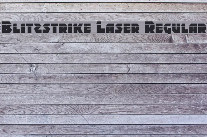 Blitzstrike Laser Regular Example 1