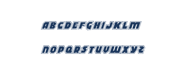 Blitzstrike Pro Italic Lowercase