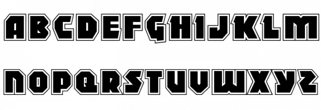 Blitzstrike Pro Regular Polices MAJUSCULES