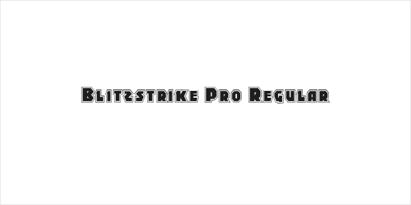Blitzstrike Pro Regular Logo