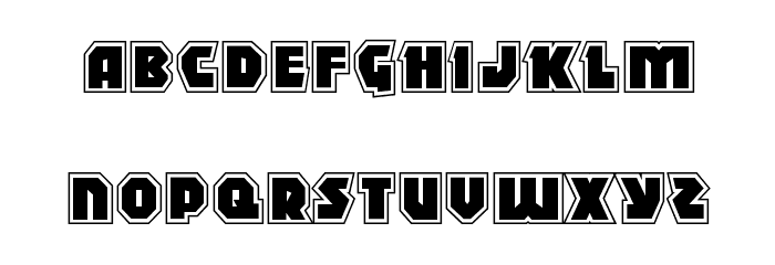 Blitzstrike Pro Regular Font LOWERCASE