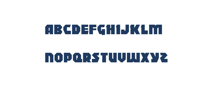 Blitzstrike Regular Lowercase