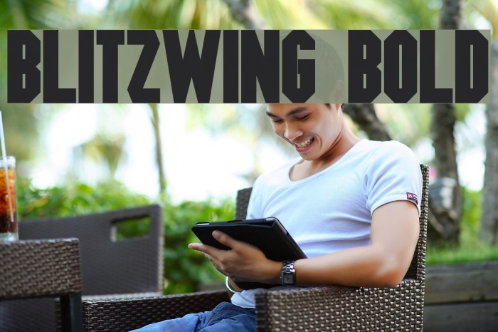 Blitzwing Bold Font examples