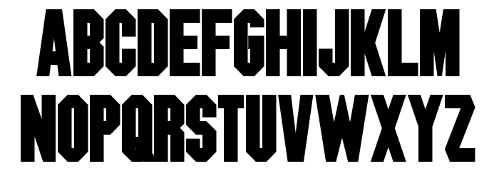 Blitzwing Bold Font LOWERCASE