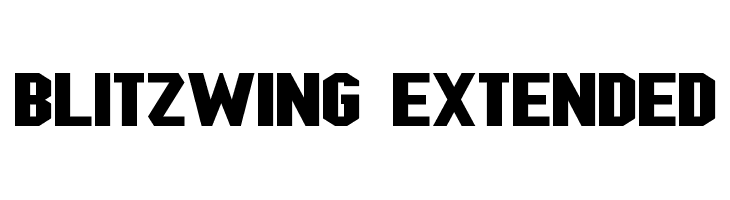 Blitzwing Extended Font