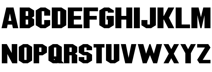 Blitzwing Extended Font LOWERCASE