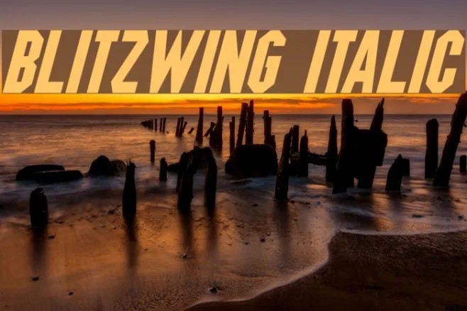 Blitzwing Italic Example 2