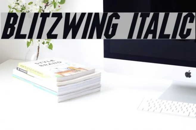 Blitzwing Italic Example 3
