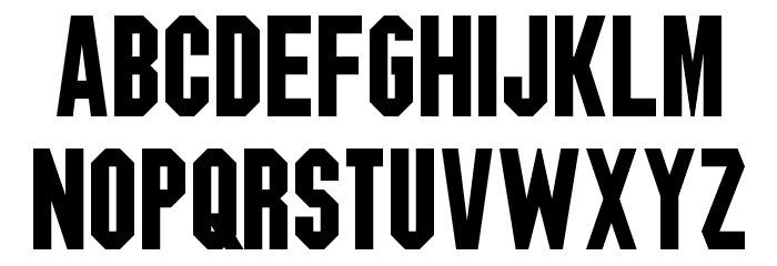 Blitzwing Font LOWERCASE