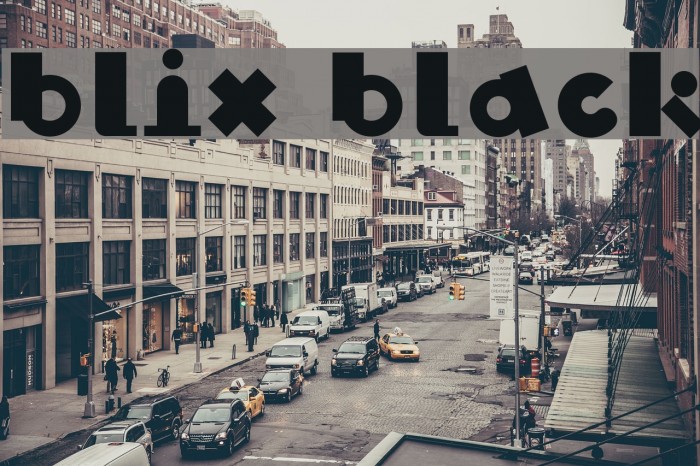 Blix Black Font examples