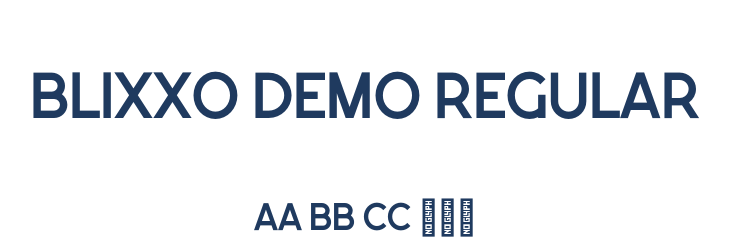 Blixxo Demo Regular Font Preview