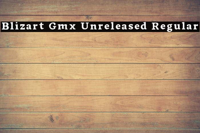 Blizart Gmx Unreleased Regular Example 1