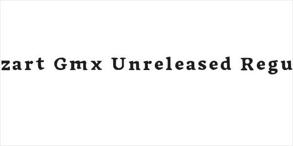Blizart Gmx Unreleased Regular Logo