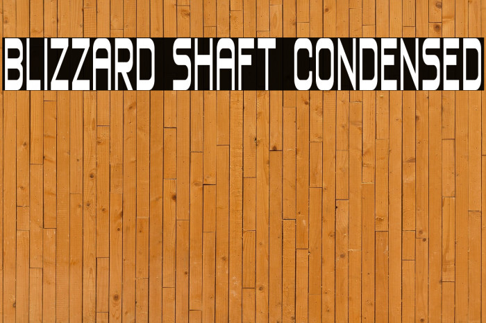Blizzard Shaft Condensed Example 1