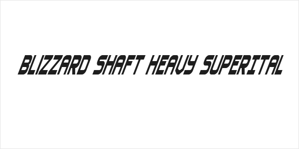 Blizzard Shaft Heavy SuperItal Logo