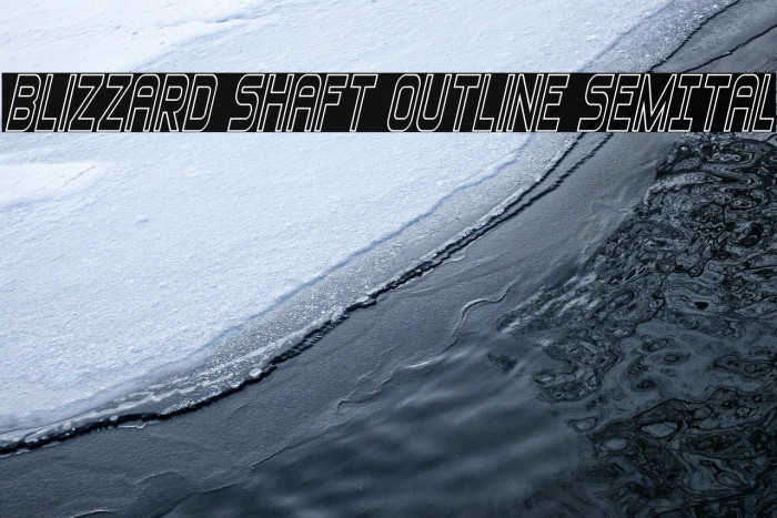 Blizzard Shaft Outline SemItal Example 3