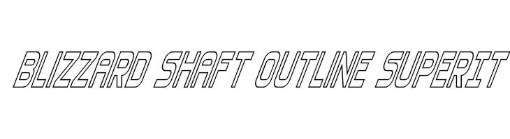 Blizzard Shaft Outline SuperIt  لخطوط تنزيل