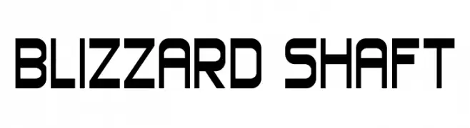 Blizzard Shaft  Fuentes Gratis Descargar
