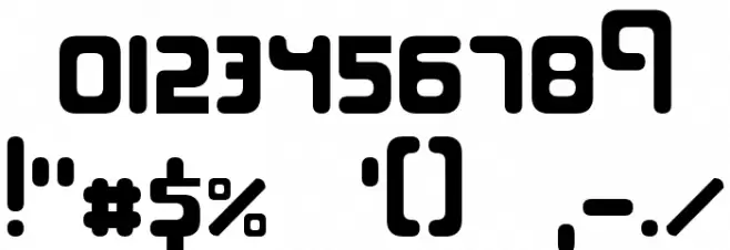 Blöjbytesdepå Font OTHER CHARS