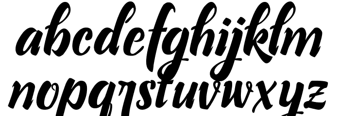 Bllastt Italic Font LOWERCASE