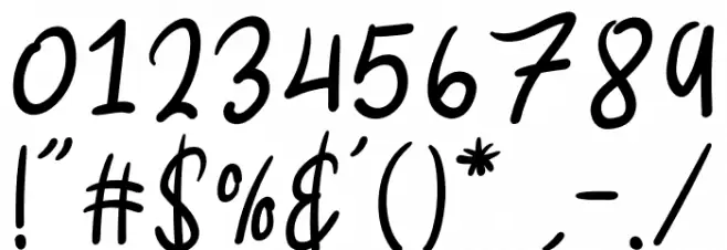 Bllodir Smart Font OTHER CHARS