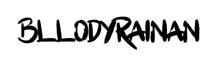 Bllody Rainan  Fuentes Gratis Descargar