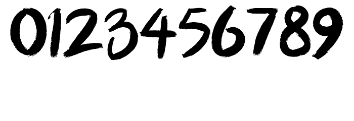 Bllody Rainan Font OTHER CHARS
