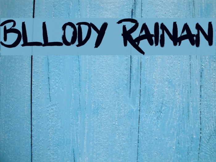 Bllody Rainan Example 1