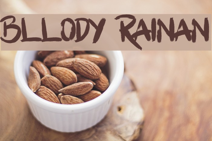 Bllody Rainan Example 2